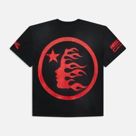 Hellstar Beat Us! Black T-shirt Red