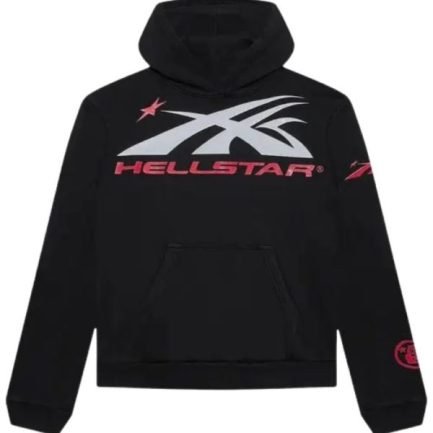 Black and Red Hellstar Sport Hoodie