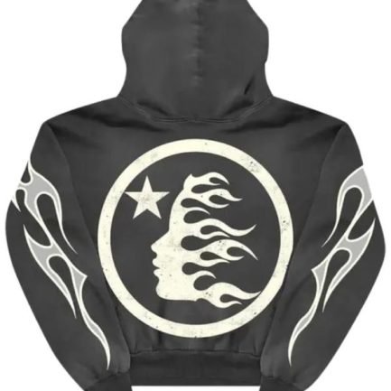 Hellstar Hoodie Designed For Sports In Black