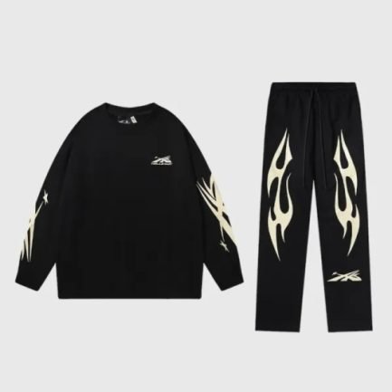 Hellstar Black Sports Tracksuit