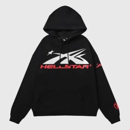 Hellstar Black And Red Sports Tracksuit