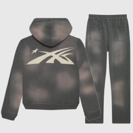 Hellstar Grey Sports Tracksuit